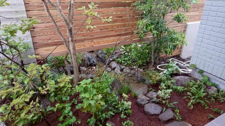 商業施設 エントランス植栽工事